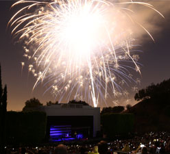 Fireworks at Starlight Bowl