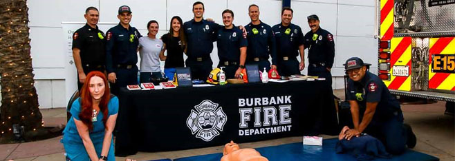 Sidewalk CPR with Fire and Providence Saint Joseph's Nurses